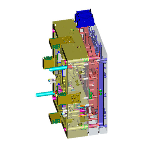 2K mold core rotating structure-2