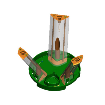 Special-shaped 3D cooling water circuit-2