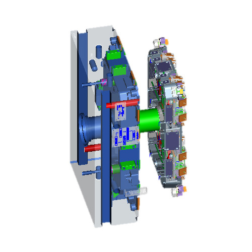 2K mold core rotating structure-1